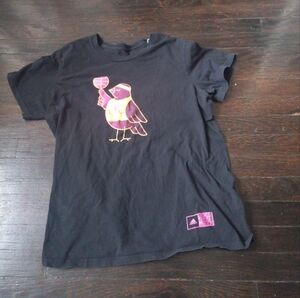 Adidas Mens Shirt Amplifier Color Black Nyc Shirt Size Large Crewneck Normal Fit